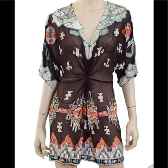 AllSaints Aztec Chariot Dress - Picture 6 of 7